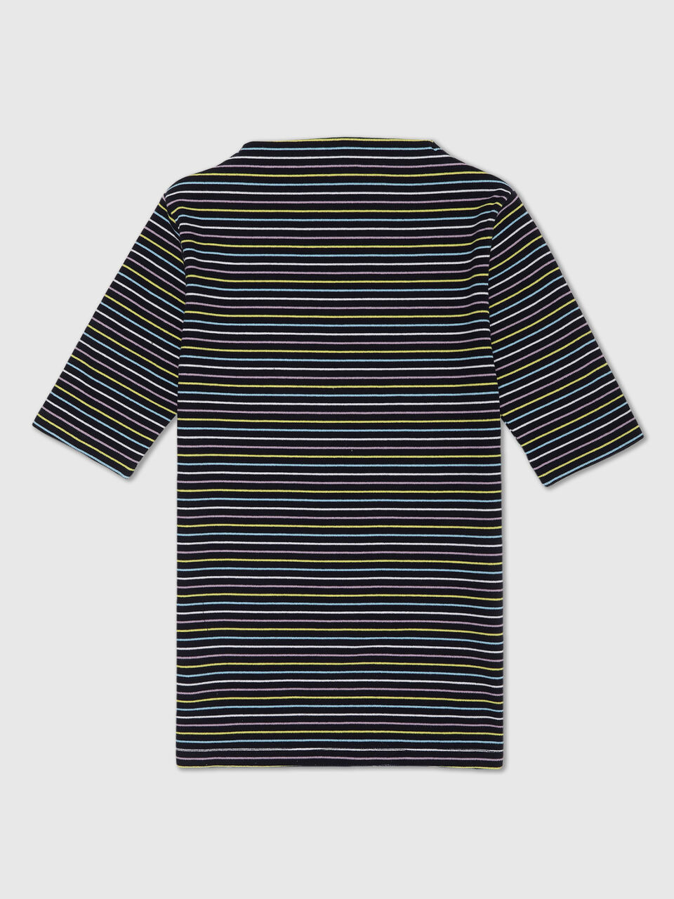 3/4Th Slv Multicolor Y/D Top image number 1