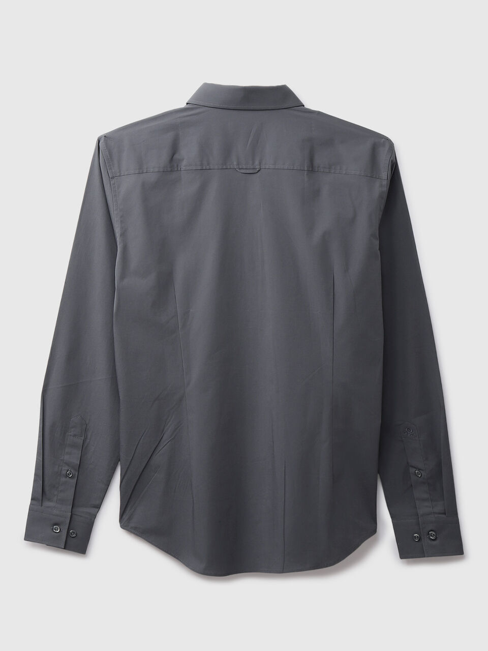 F/S POPLIN STRETCH REGULAR COLLAR SHIRT image number 2