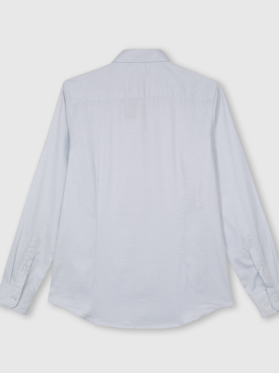 Full sleeve dobby pattern dress shirt image number 2