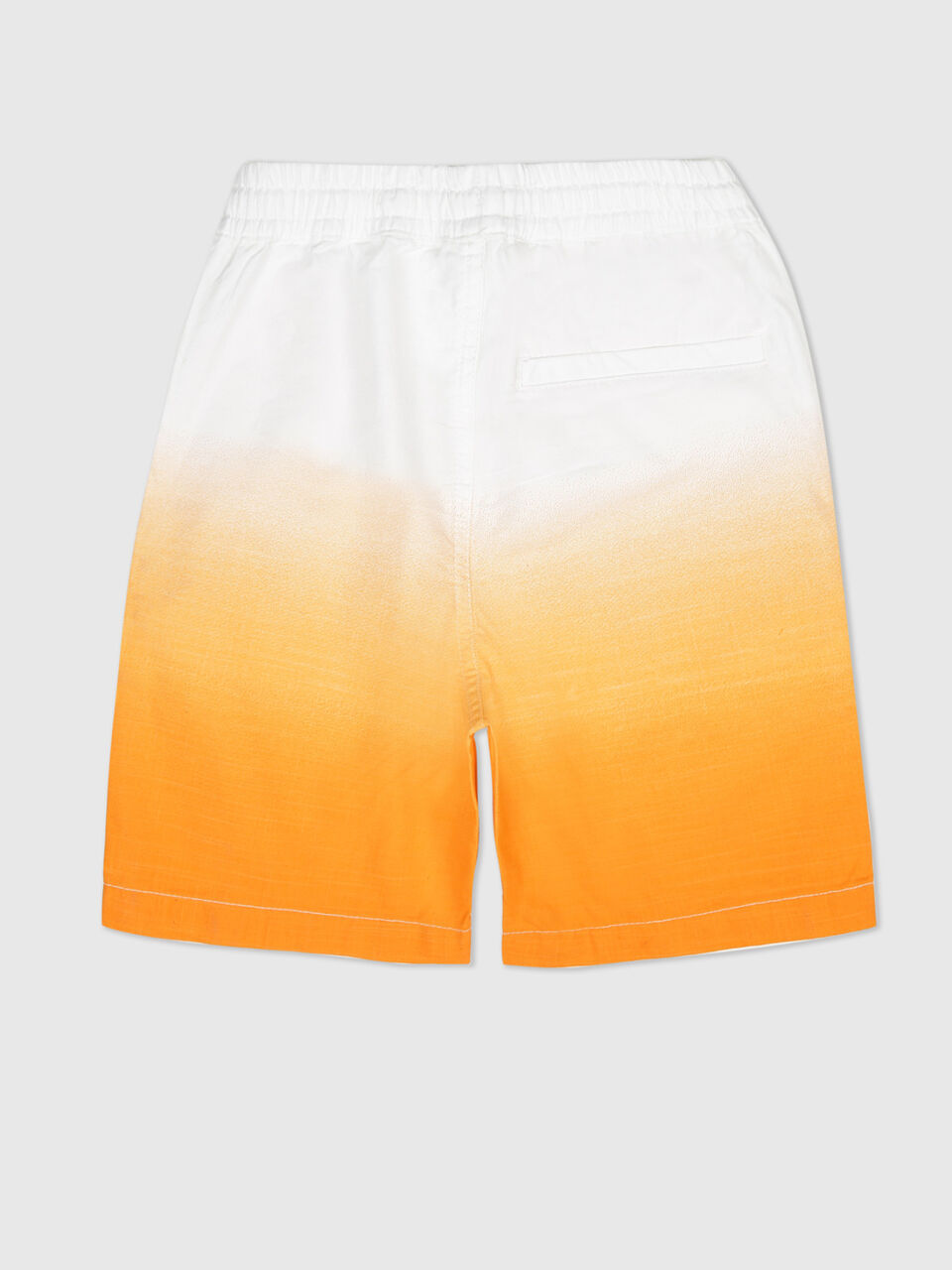 OMBRE COTTON SLUB SHORTS image number 2
