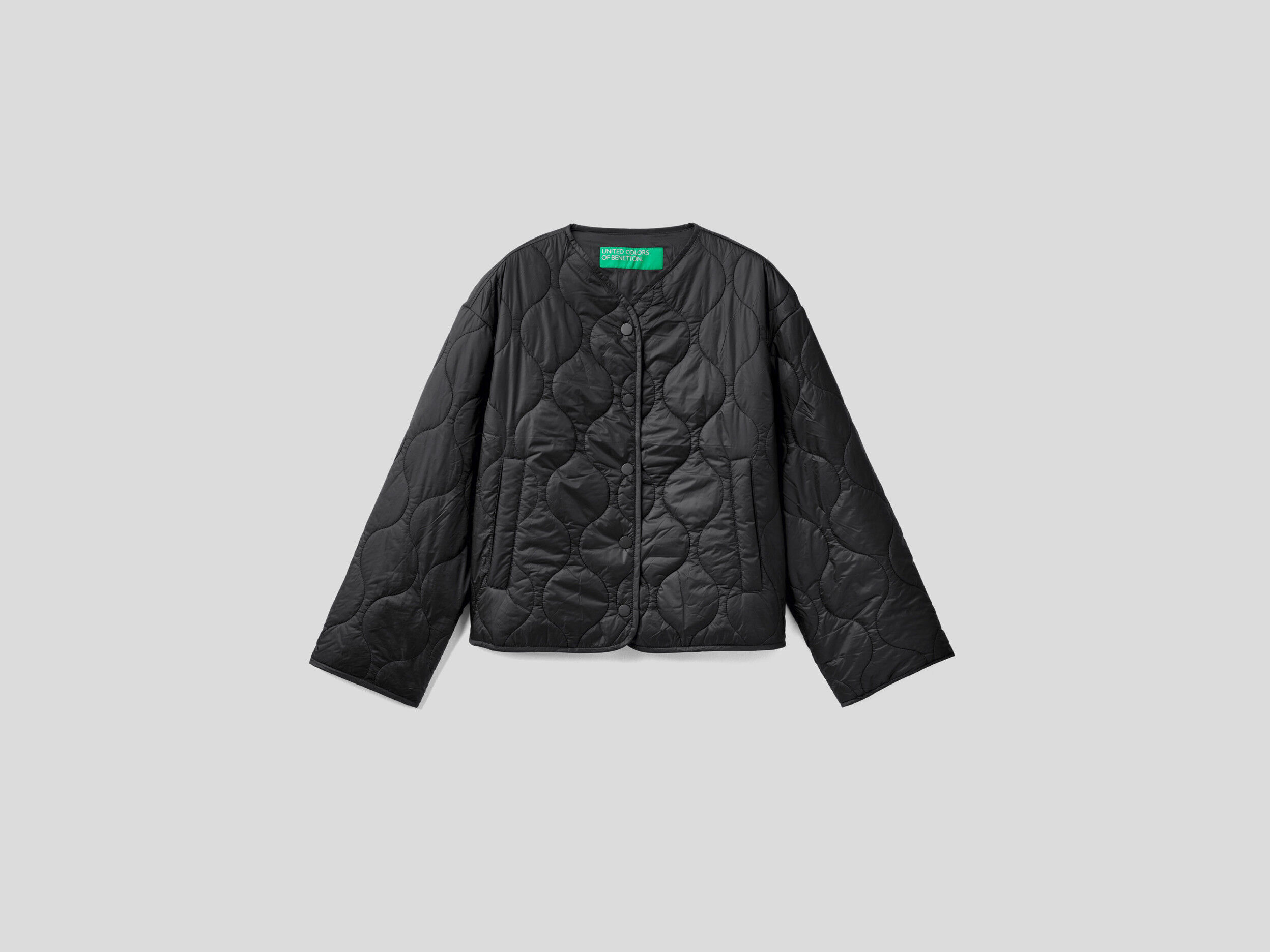 Benetton quilted jacket clearance