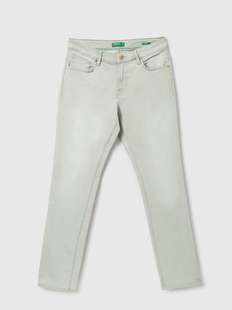 SKINNY FIT ICE GRAY JEANS image number 1