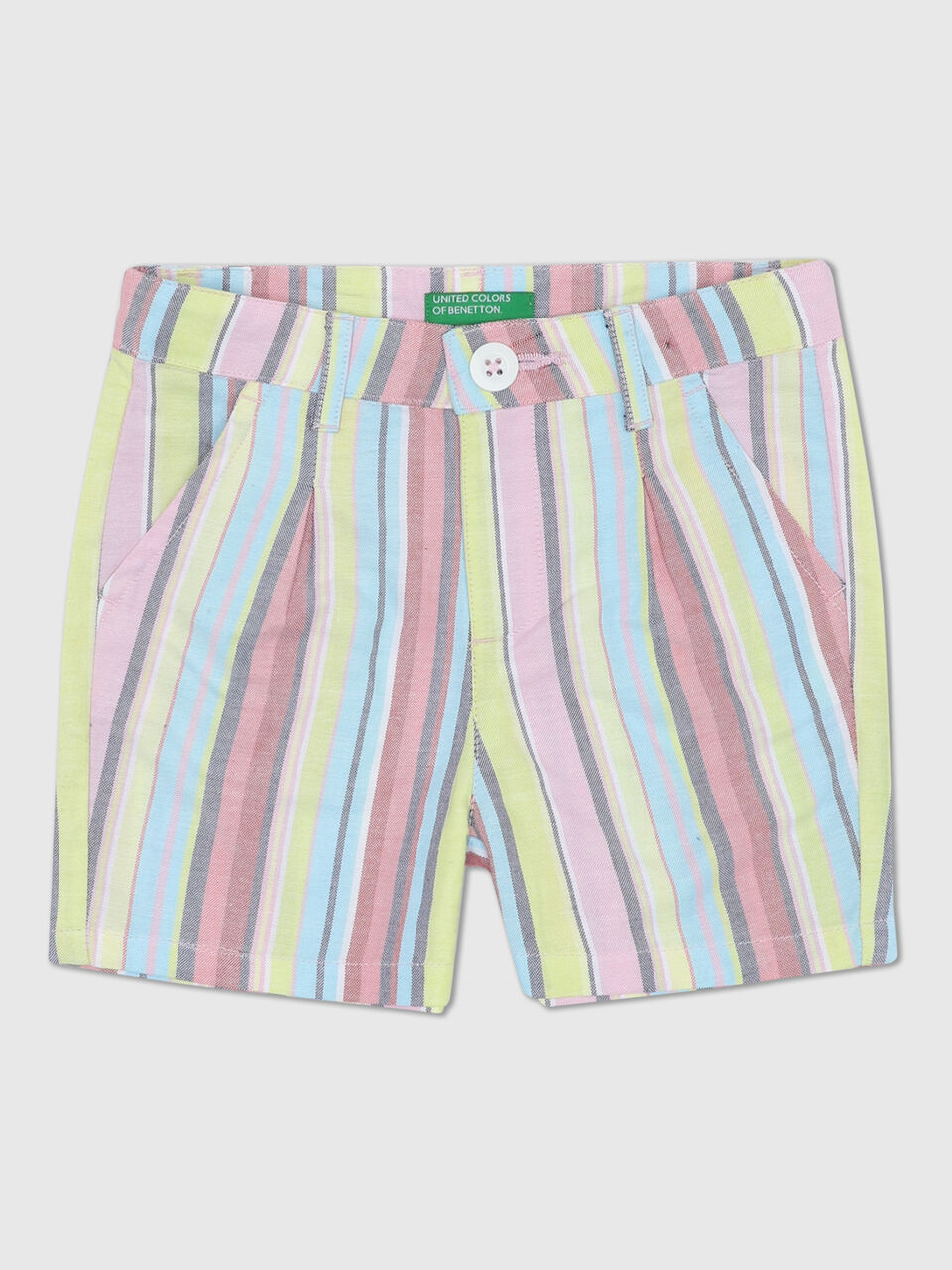 Oxford Striper Shorts image number 1