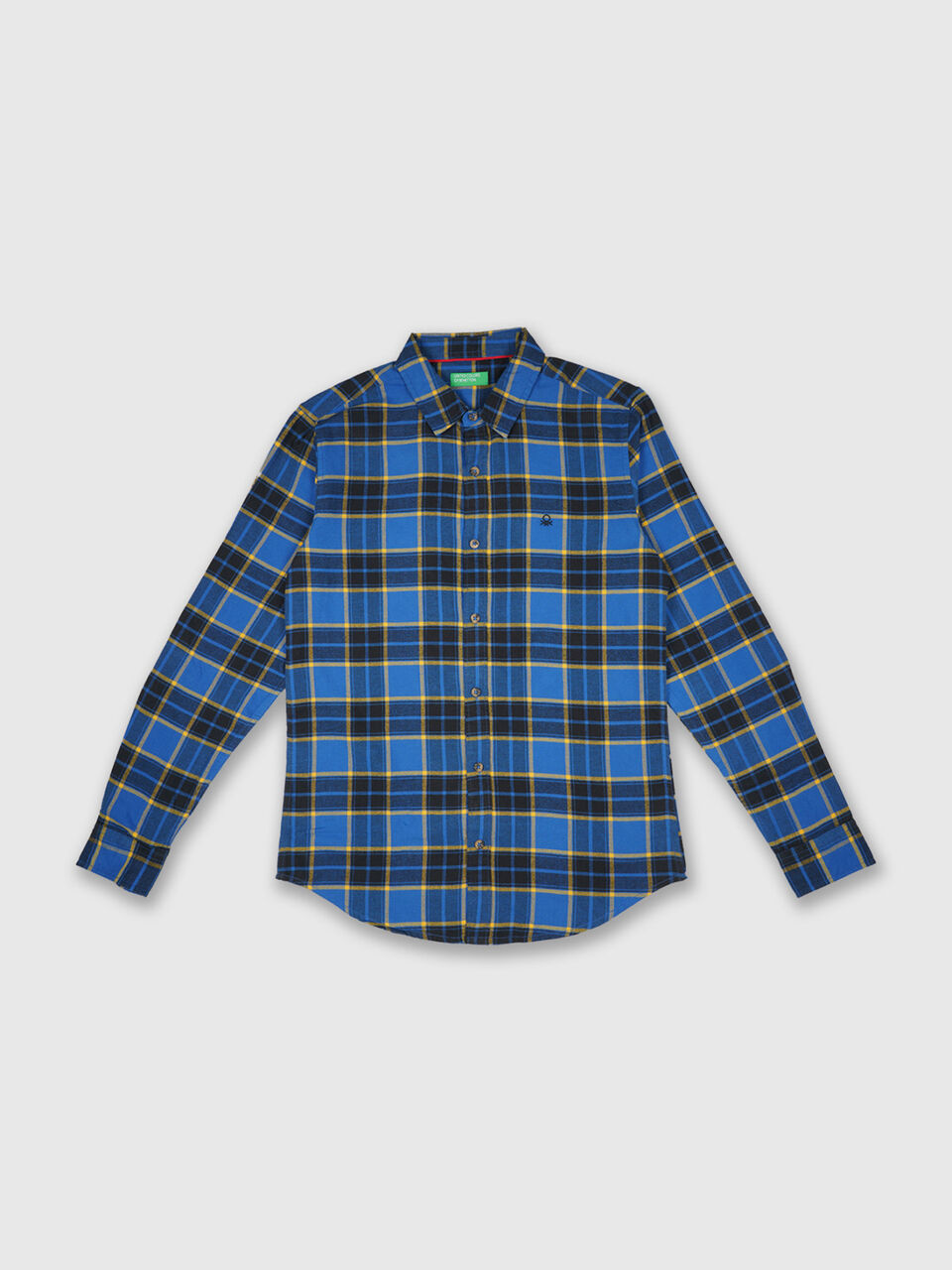 Fill Sleeve Exploded Flanel Check Shirt image number 1