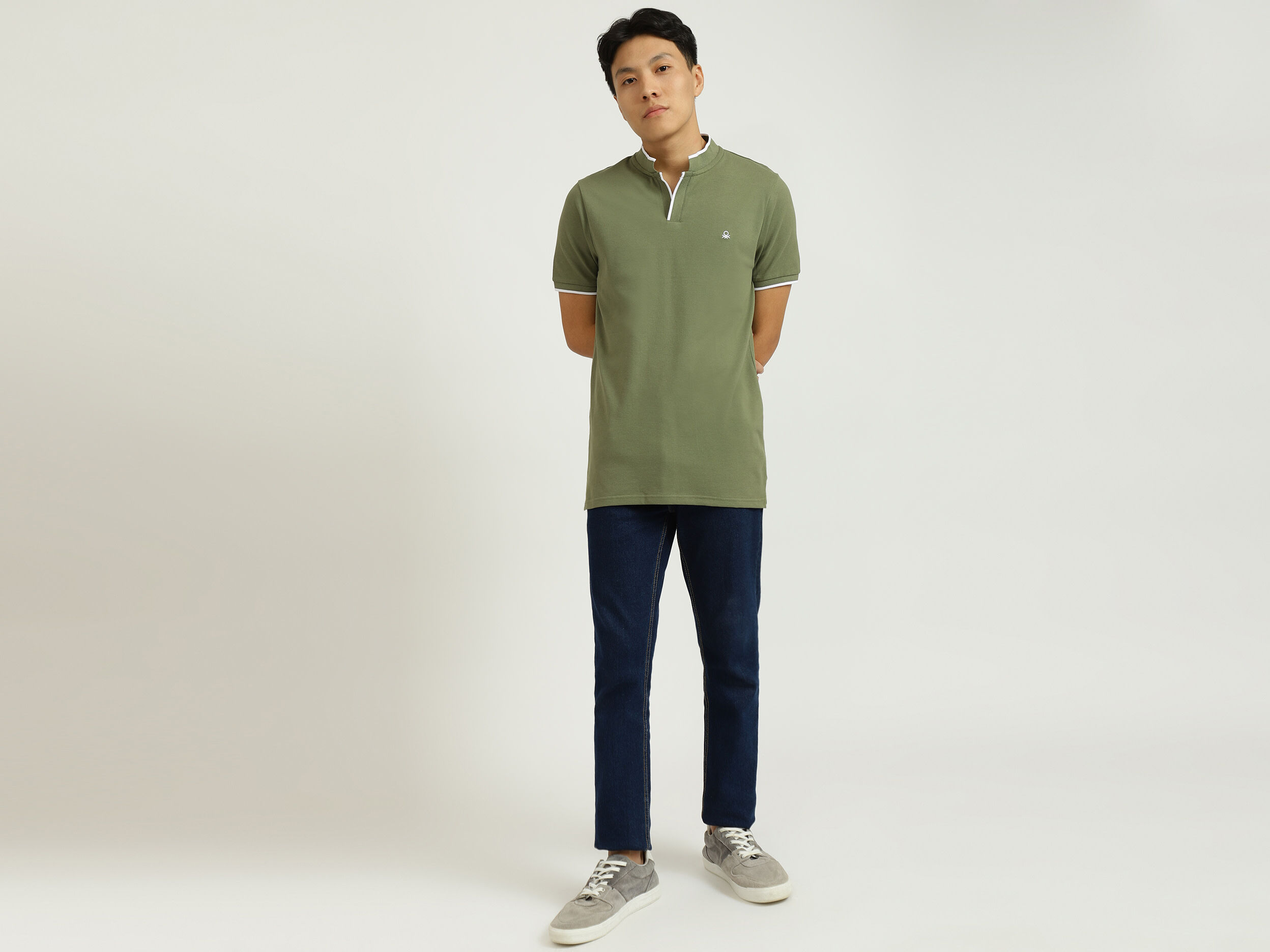 Tシャツ・カットソー STONE  FW25 Polo shirts (2200006 S0018V0062) Polo Shirts Man DISTRICT POLO Polo GREY LT