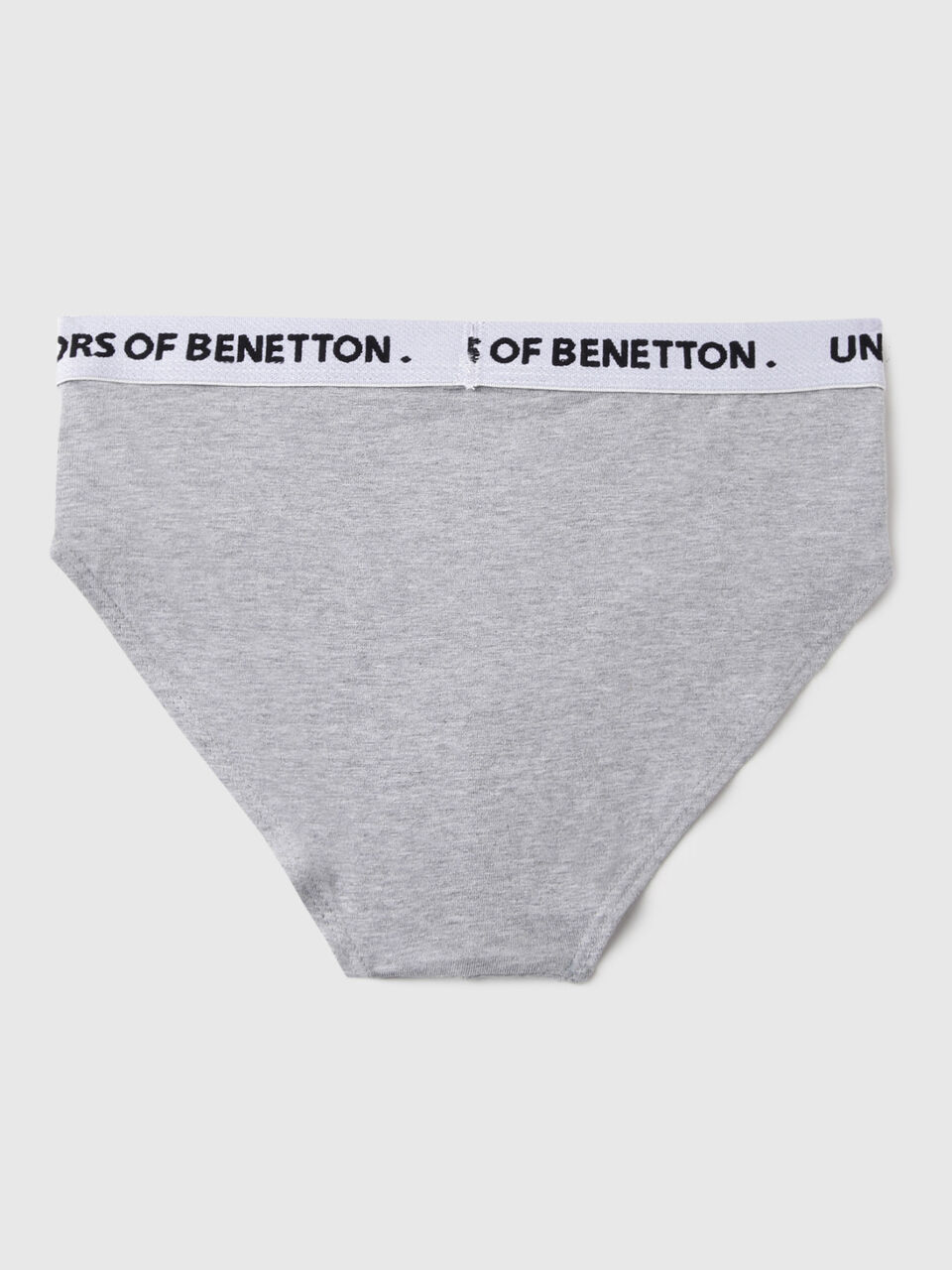 PACK OF 3 SOLID BRIEFS BRANDING ELASTIC image number 2
