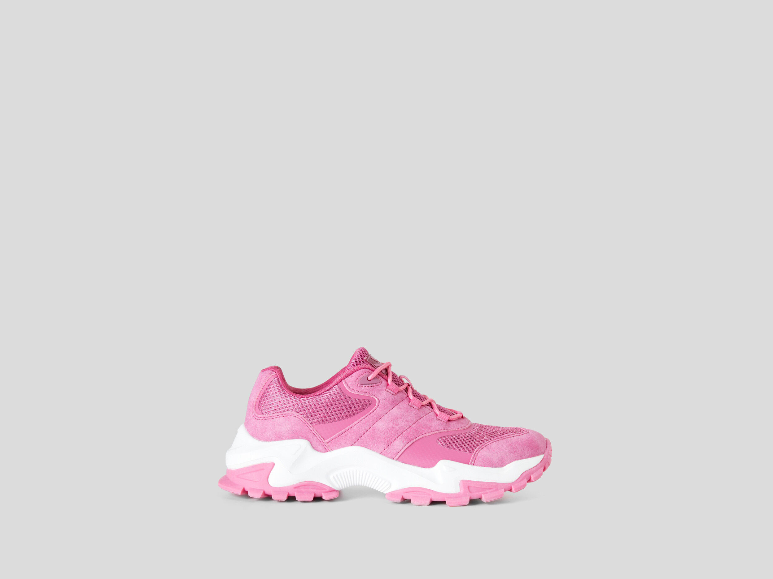 Women Textured Shoes Pink Benetton