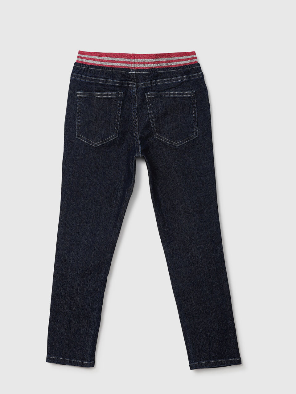 Lurex Elasticated Waistband Denim image number 2