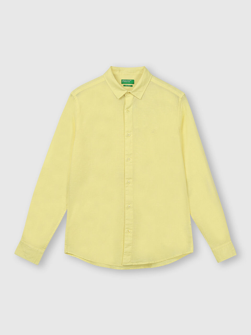 Long Sleeve Linen Blend Shirt image number 1