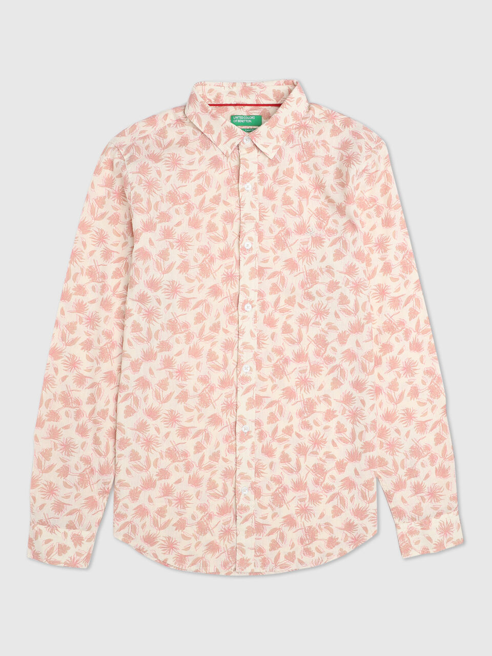 Full Sleeves Lyocell Floral Print Shirt image number 1