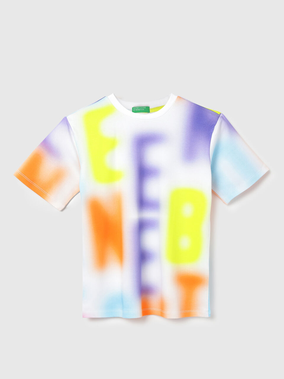 NEON BLUR AOP INTERLOCK RLXD TEE image number 1
