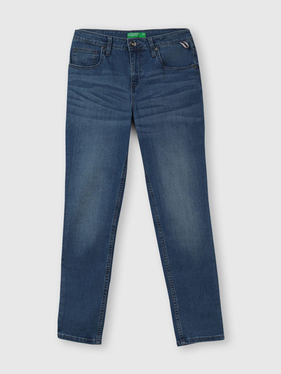 Cotton Skinny Fit Jeggings in Blue Tones image number 1