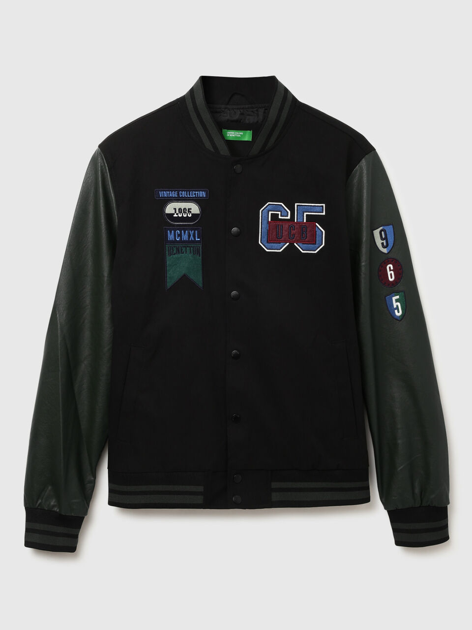 BADGED VARSITY JACKET image number 1