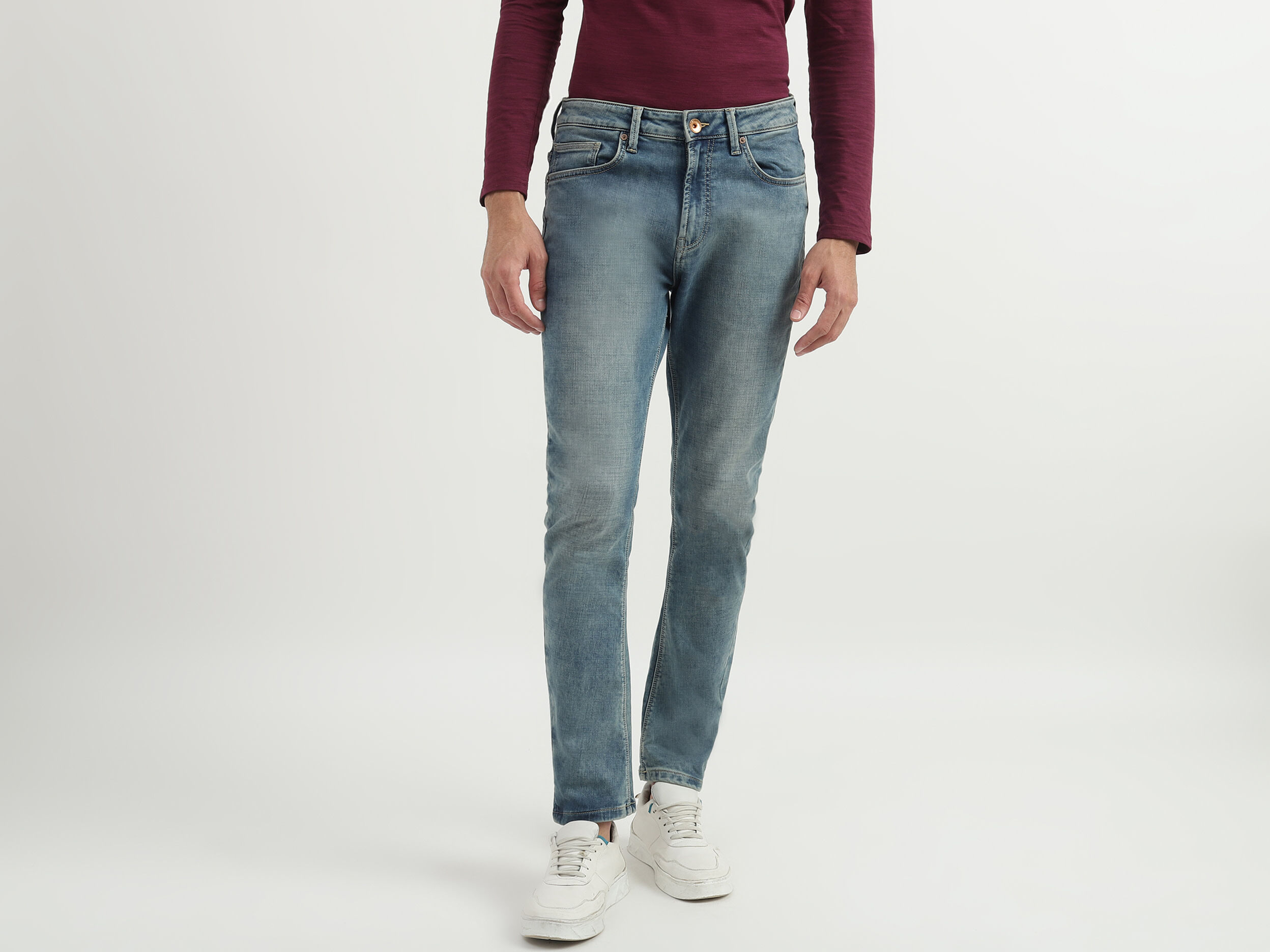 Benetton jeans carrot shop fit