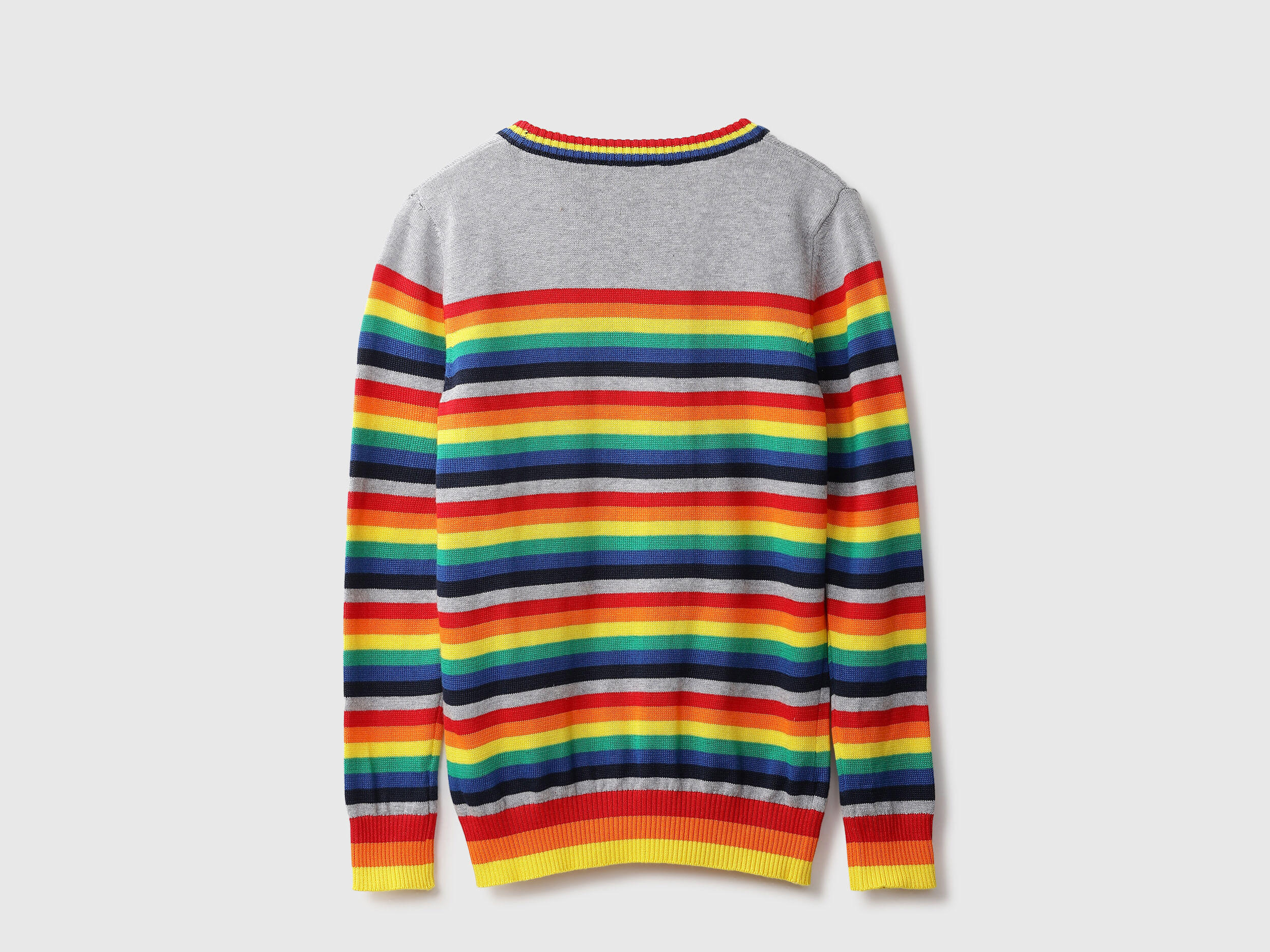 MultiColor Striped Sweater Multi color Benetton