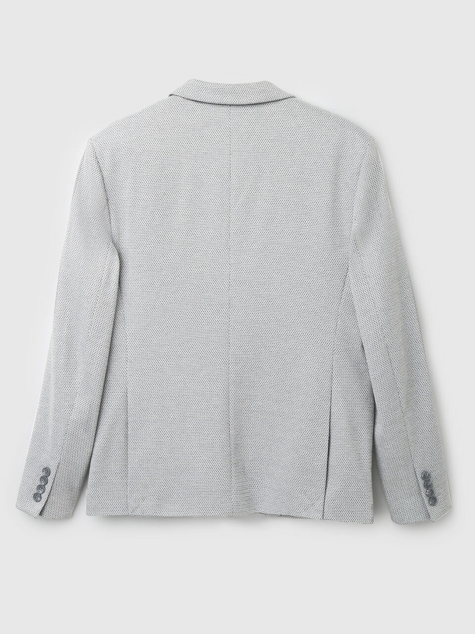 MESH STRUCTURE KNIT BLAZER image number 2