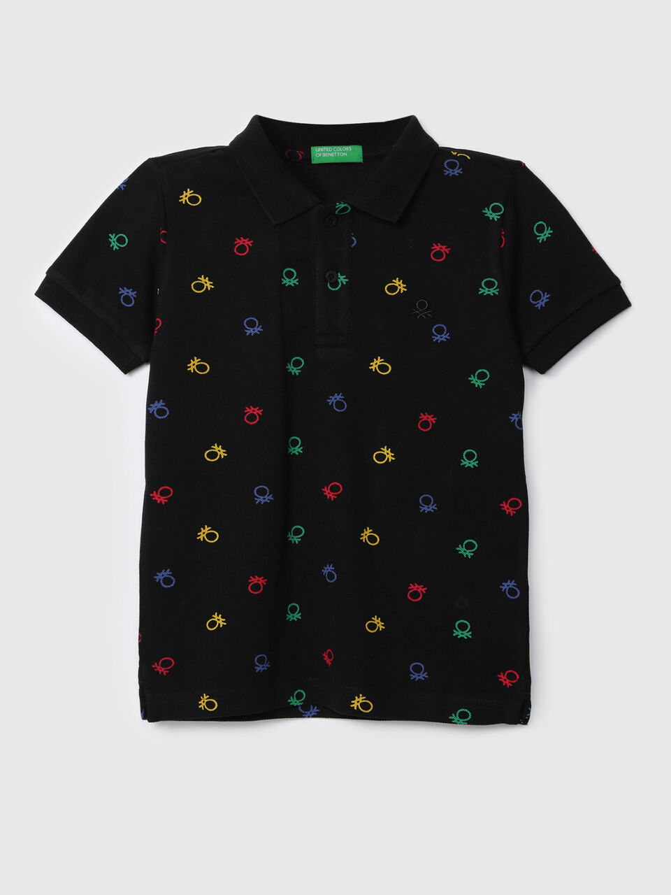 PIQUE AOP PRINTED POLO image number 1