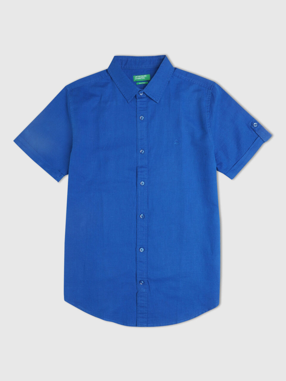 Half Sleeves Linen Regular Collar Shirt image number 1