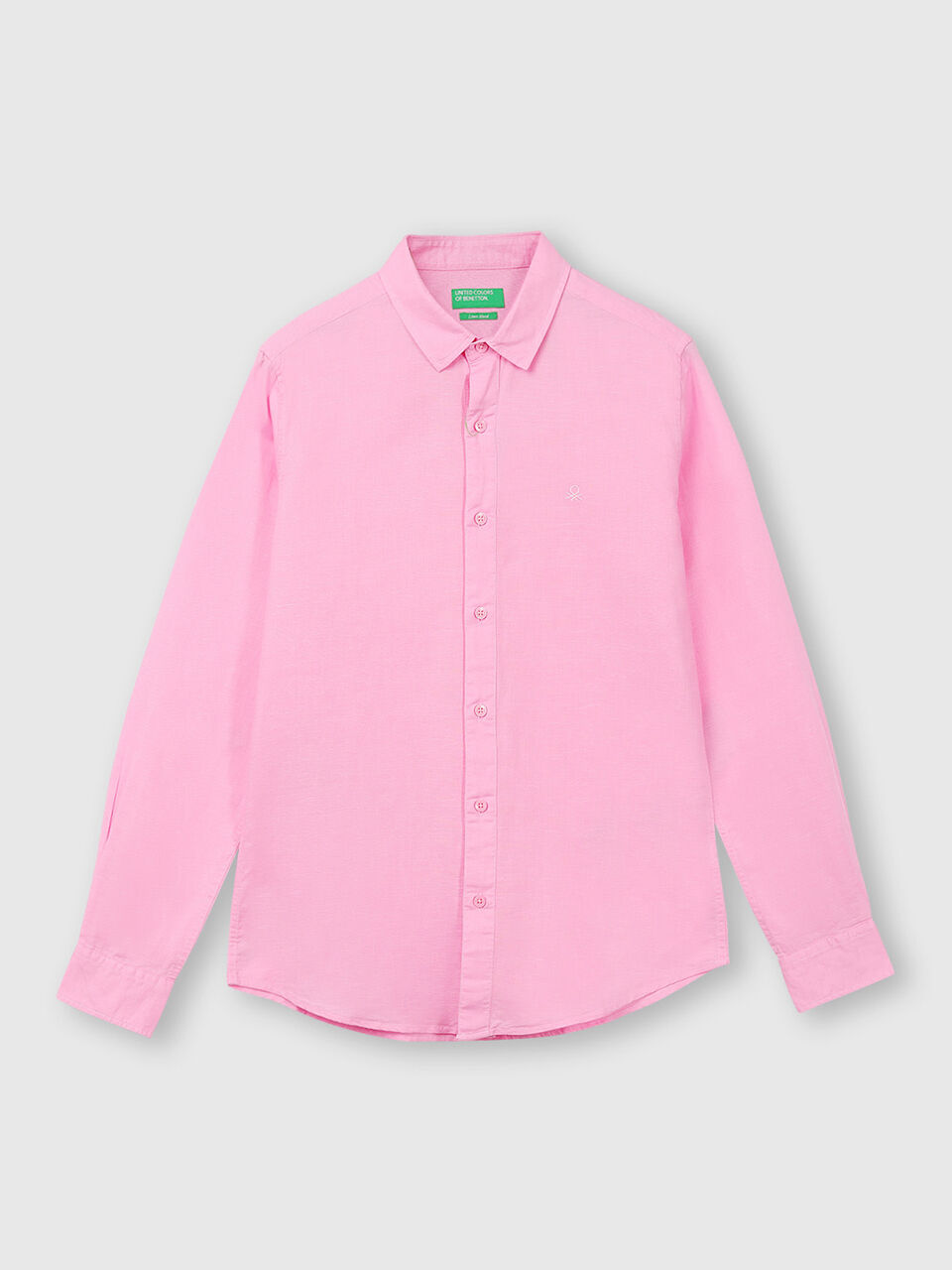 Long Sleeve Linen Blend Shirt image number 1