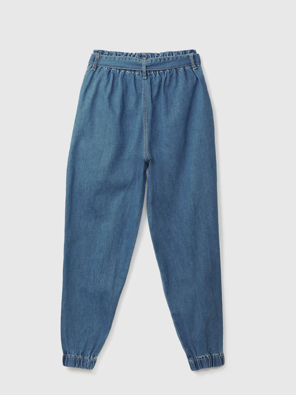 PAPER BAG DENIM WITH SELF BELT image number 2