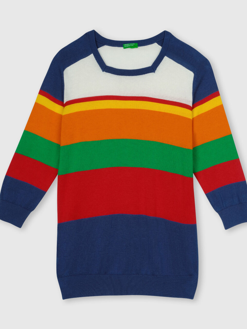 3/4th sleeved square neck top image number 1