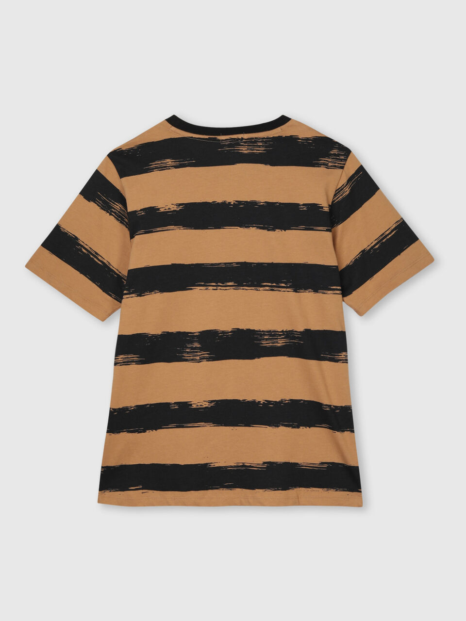 Short Sleeve T-Shirt With Natural Vib Stripe image number 2