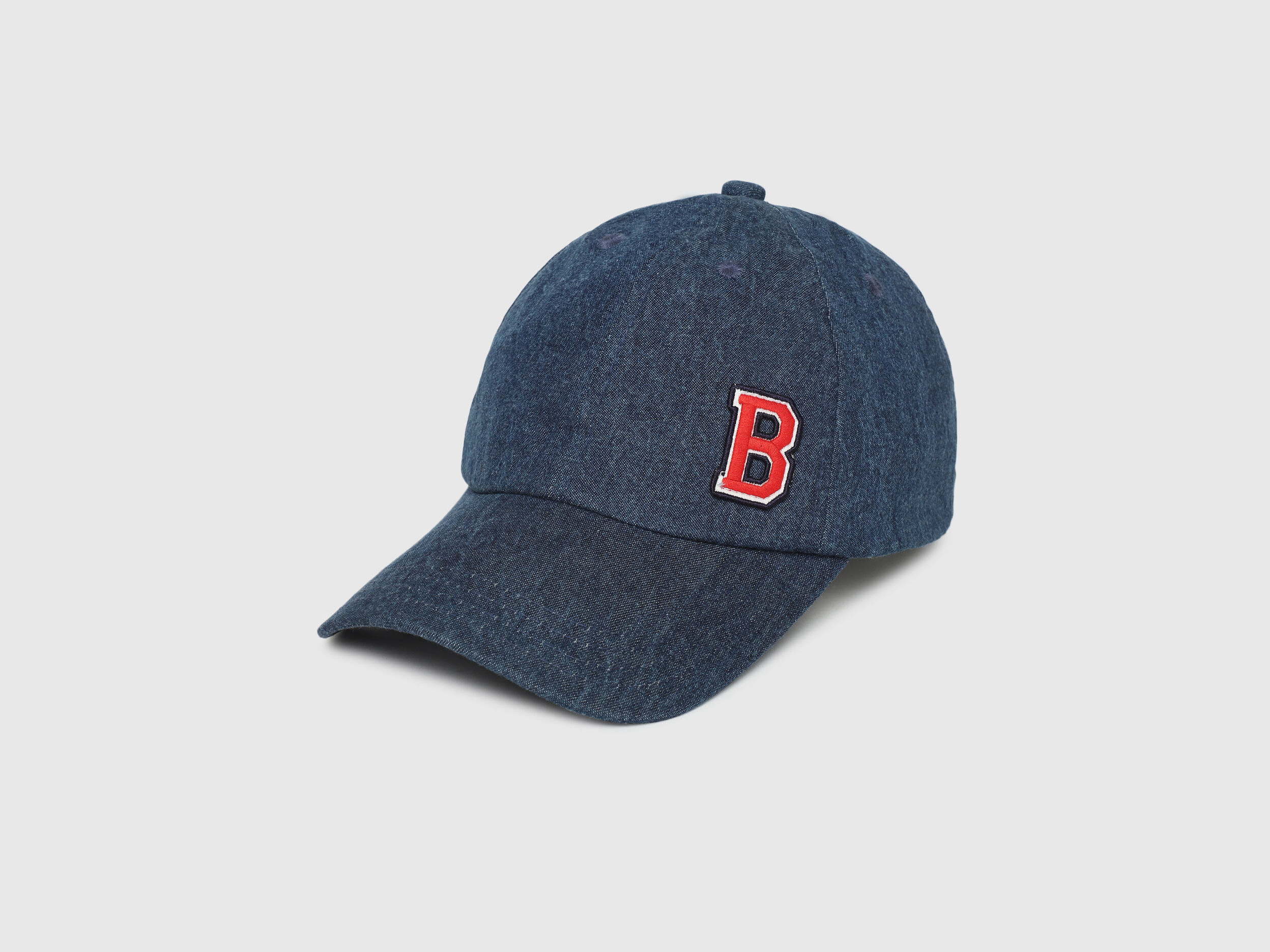 Boys Navy Blue Embroidery Cap - Dark Blue | Benetton