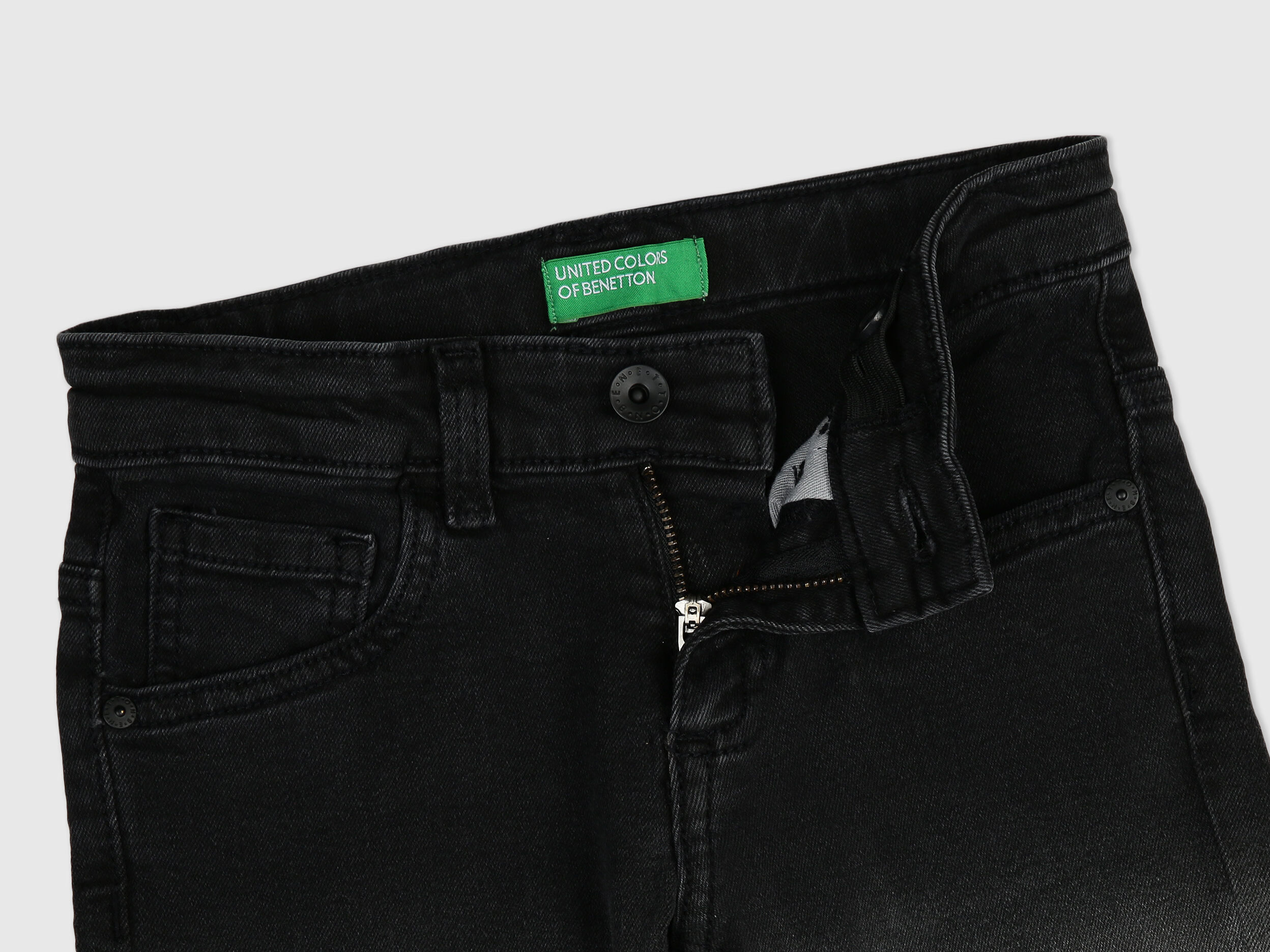 Black Jeans - Black | Benetton