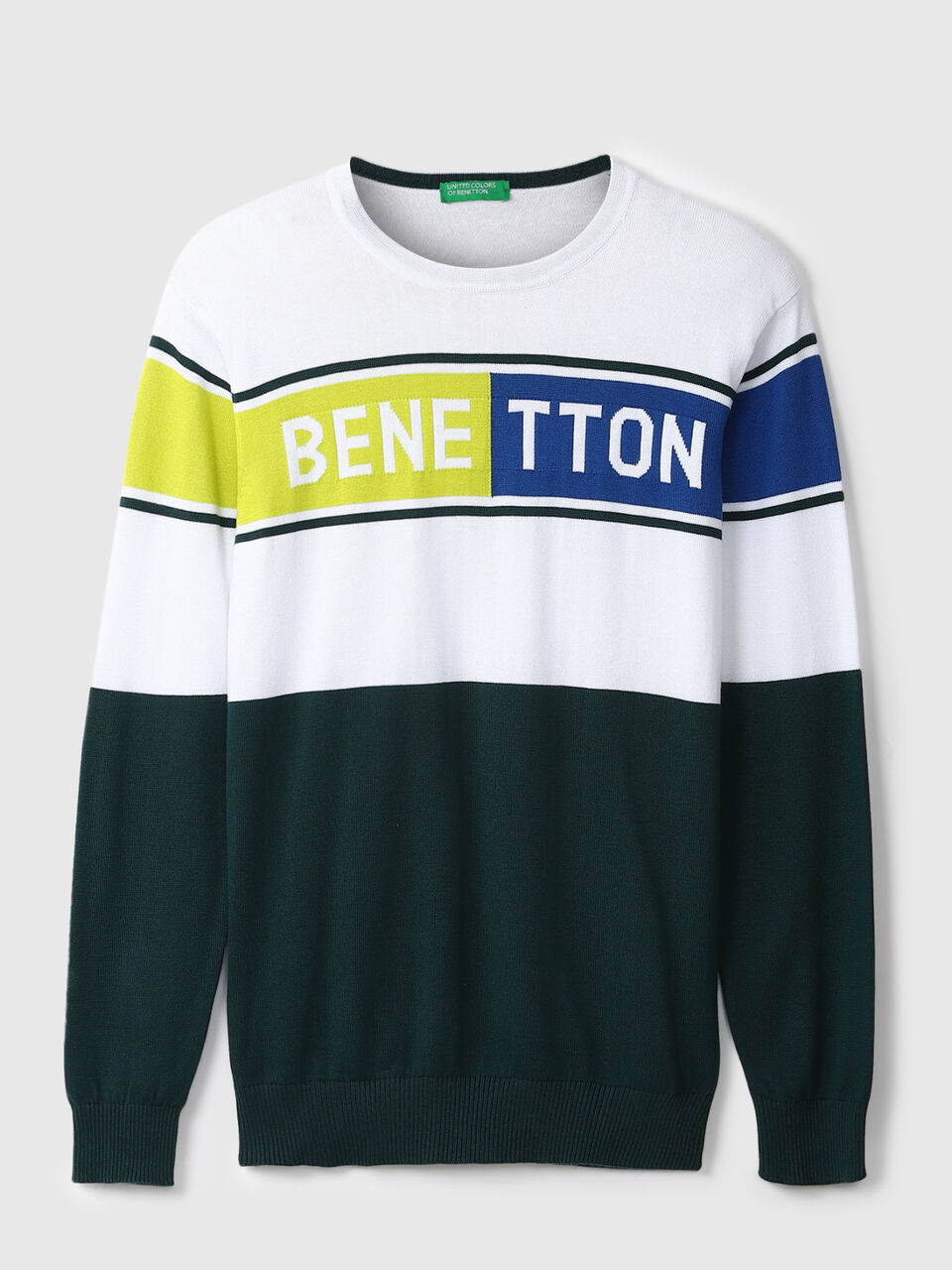 F/S COLOR BLOCKED BENE TTON TRICOT image number 1