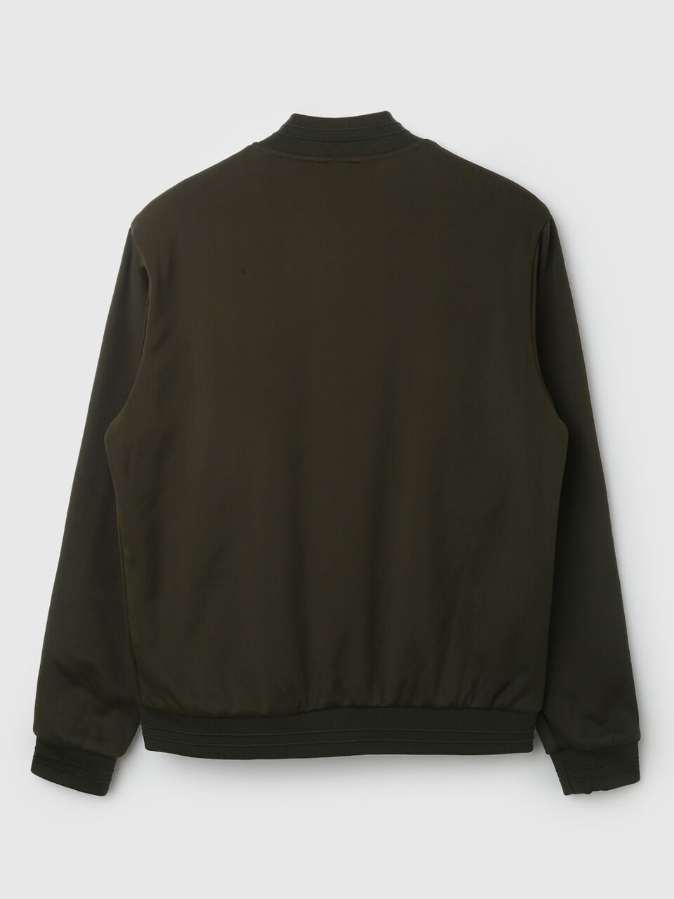 SLEEVE PRINT NEOPRENE KNIT JACKET image number 2
