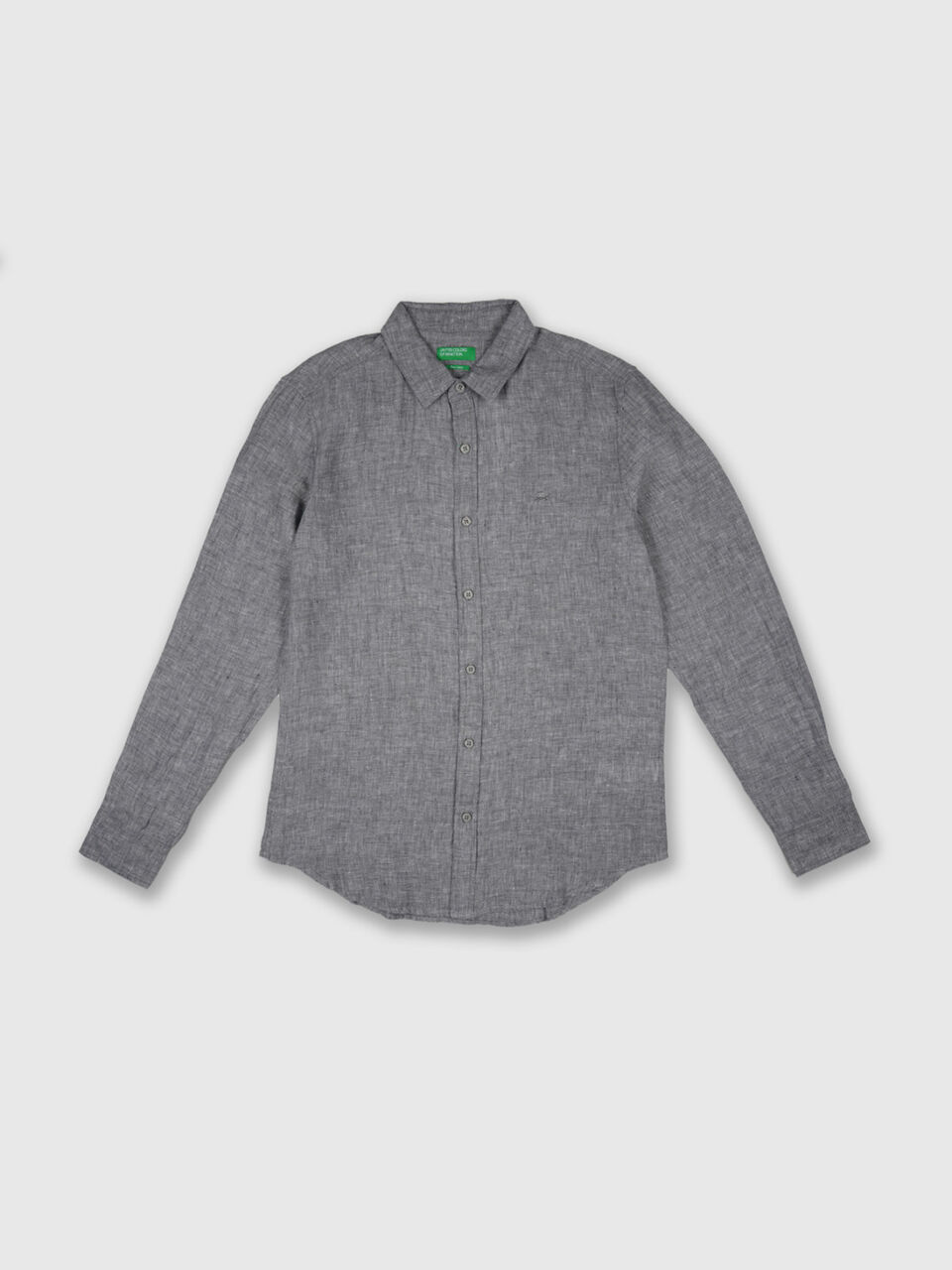 Full Sleeve 100% Linen Regular Collar Shirt image number 1