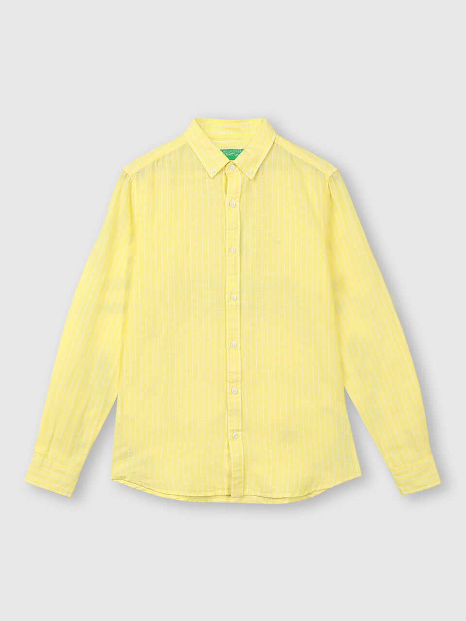 Linen Blend Stripe Shirt image number 1