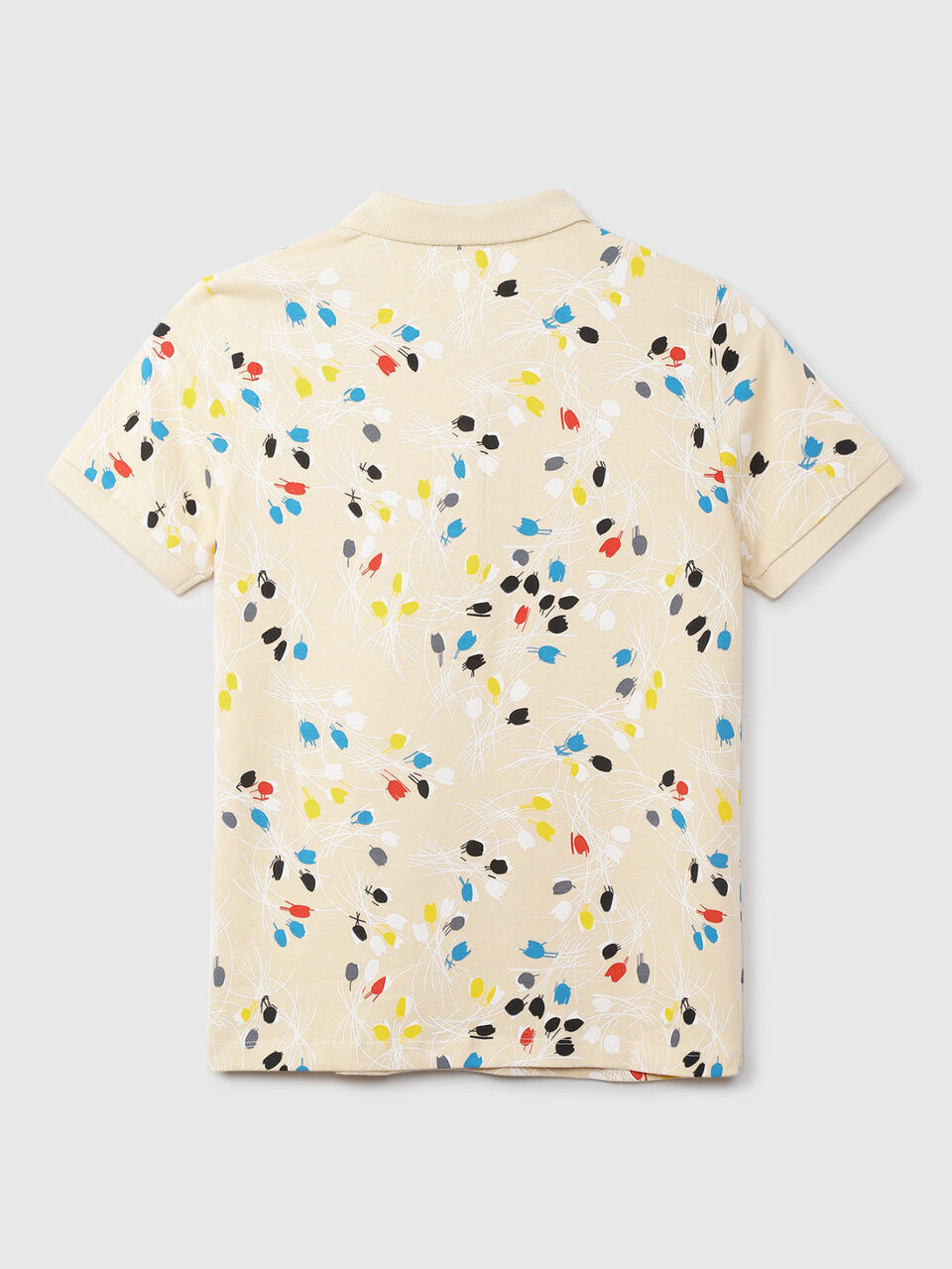 S/SLV PRINTED POLO image number 2