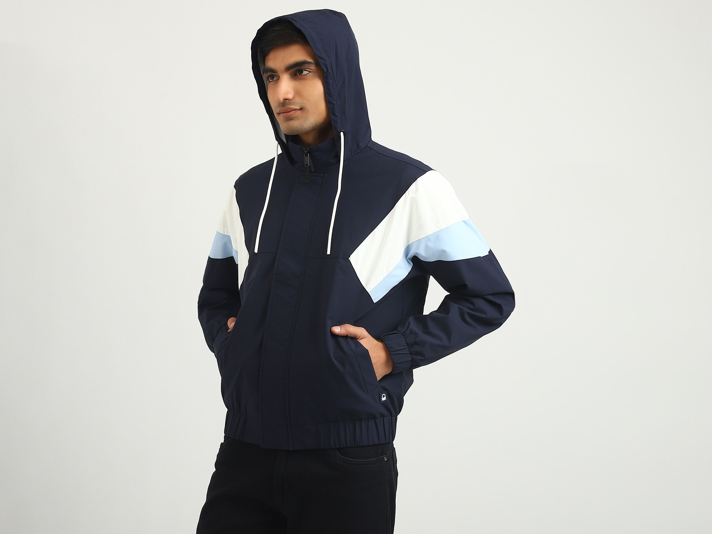 Ben Davis Men Jackets Hooded Front Zipper Fleece Lining