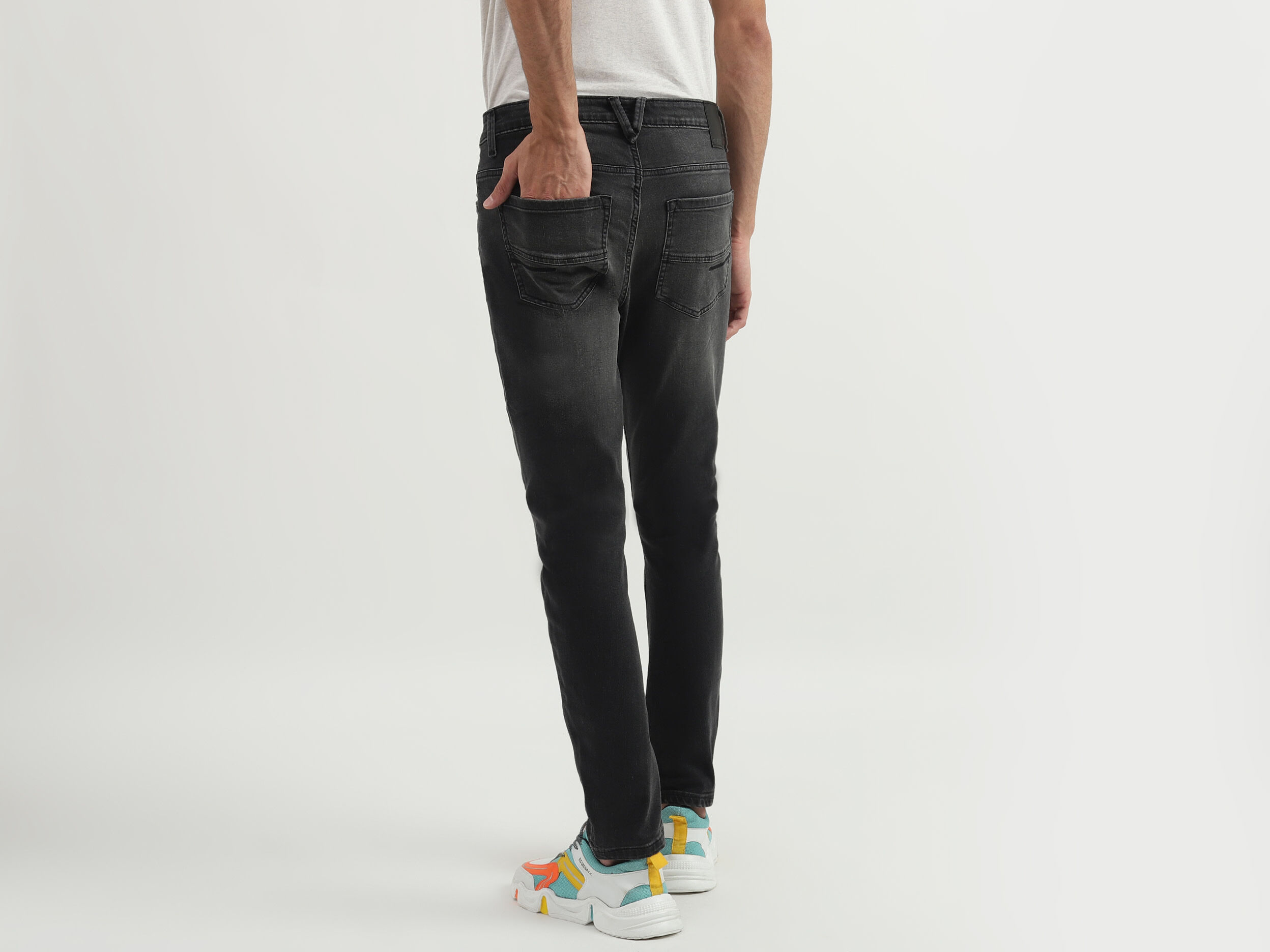 Benetton jeans slim hot sale
