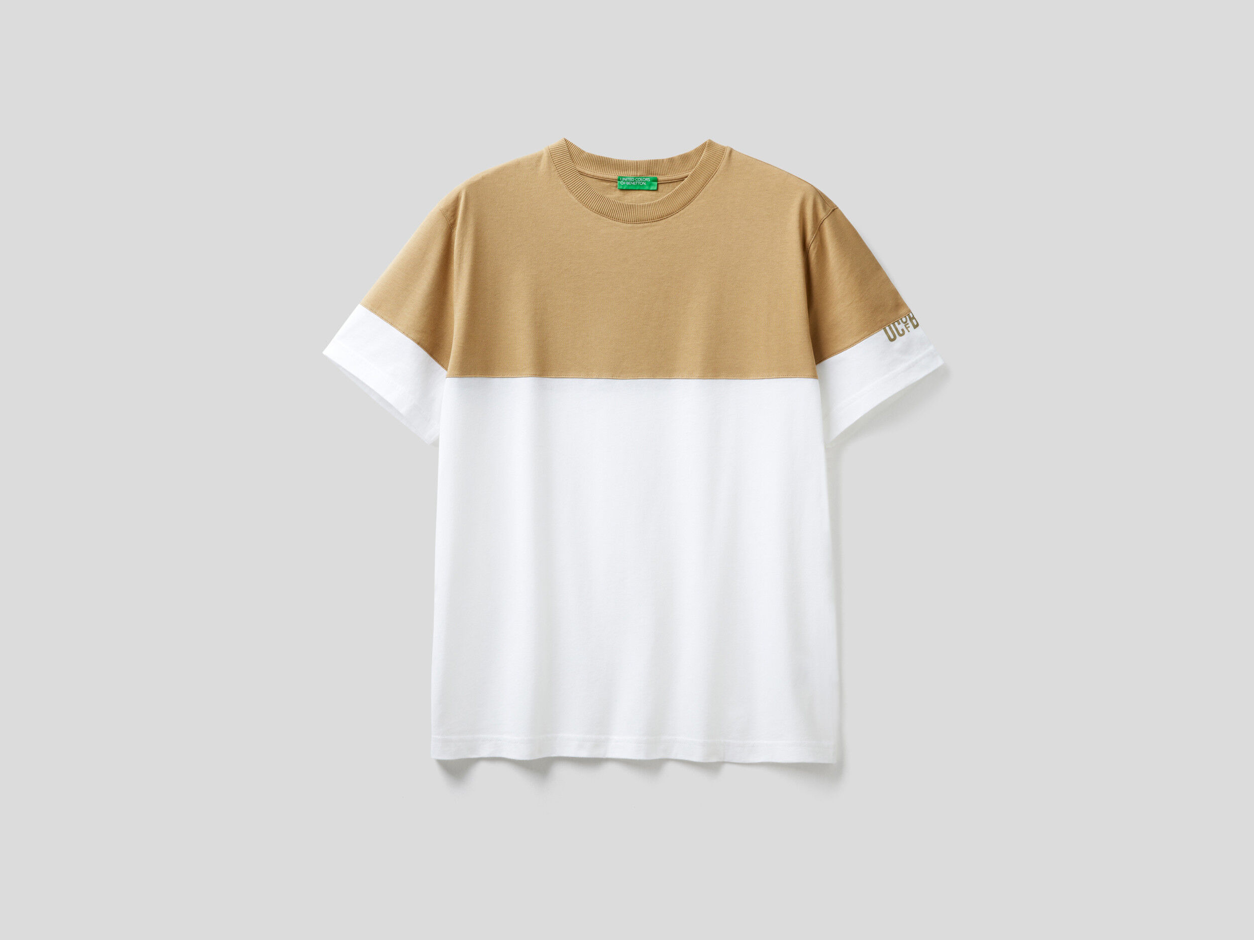 【BAON】[unisex] Syuno printing color raglan over L/S T Men Color-block T-shirt - Multi-color | Benetton