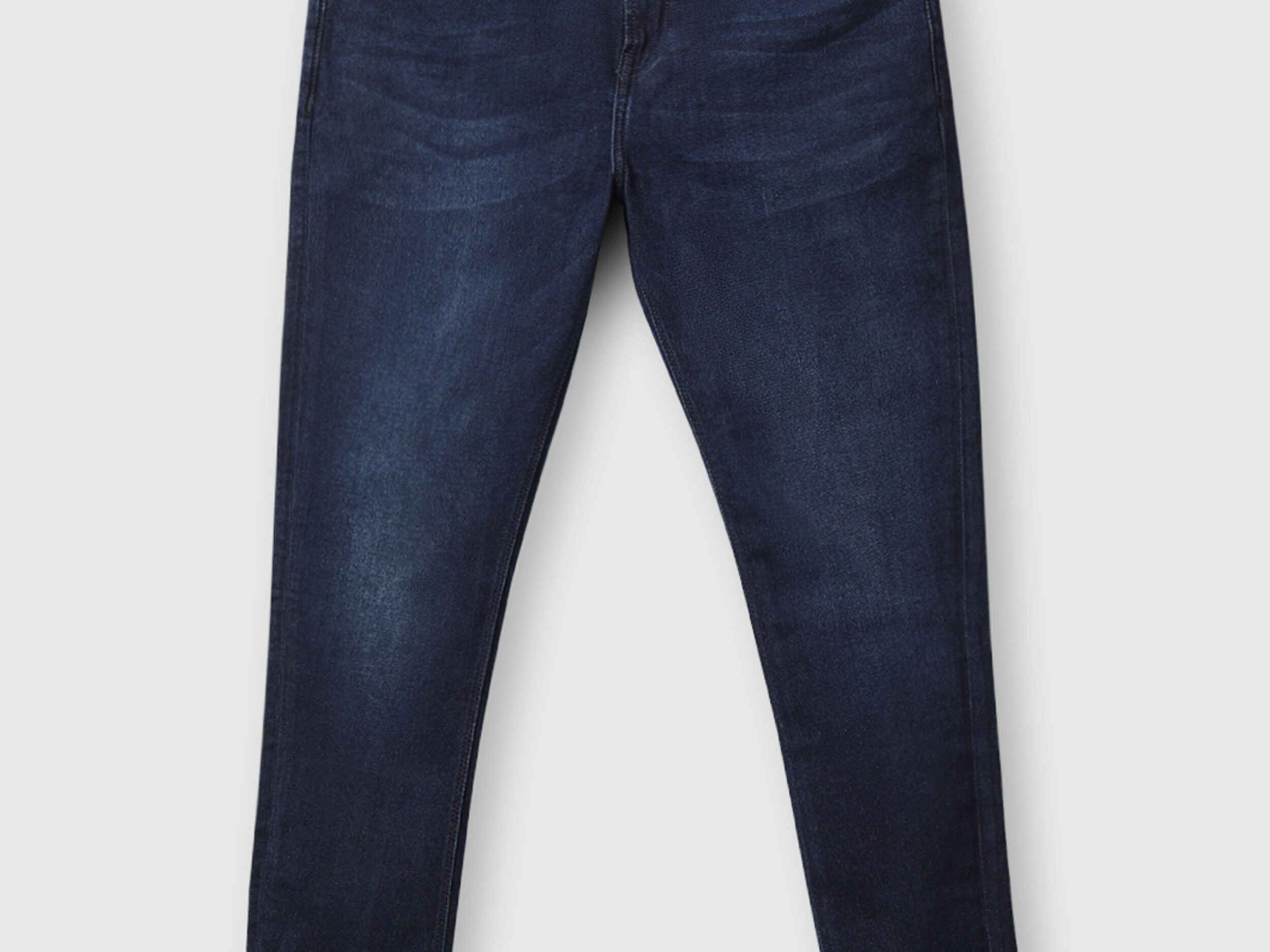Dark Raw Look Carrot Fit Jeans Dark Blue Benetton