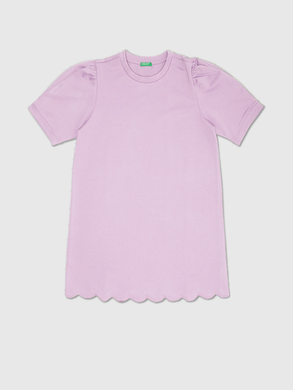 Short Sleeve DreShort Sleeve With Scallop Hem image number 1