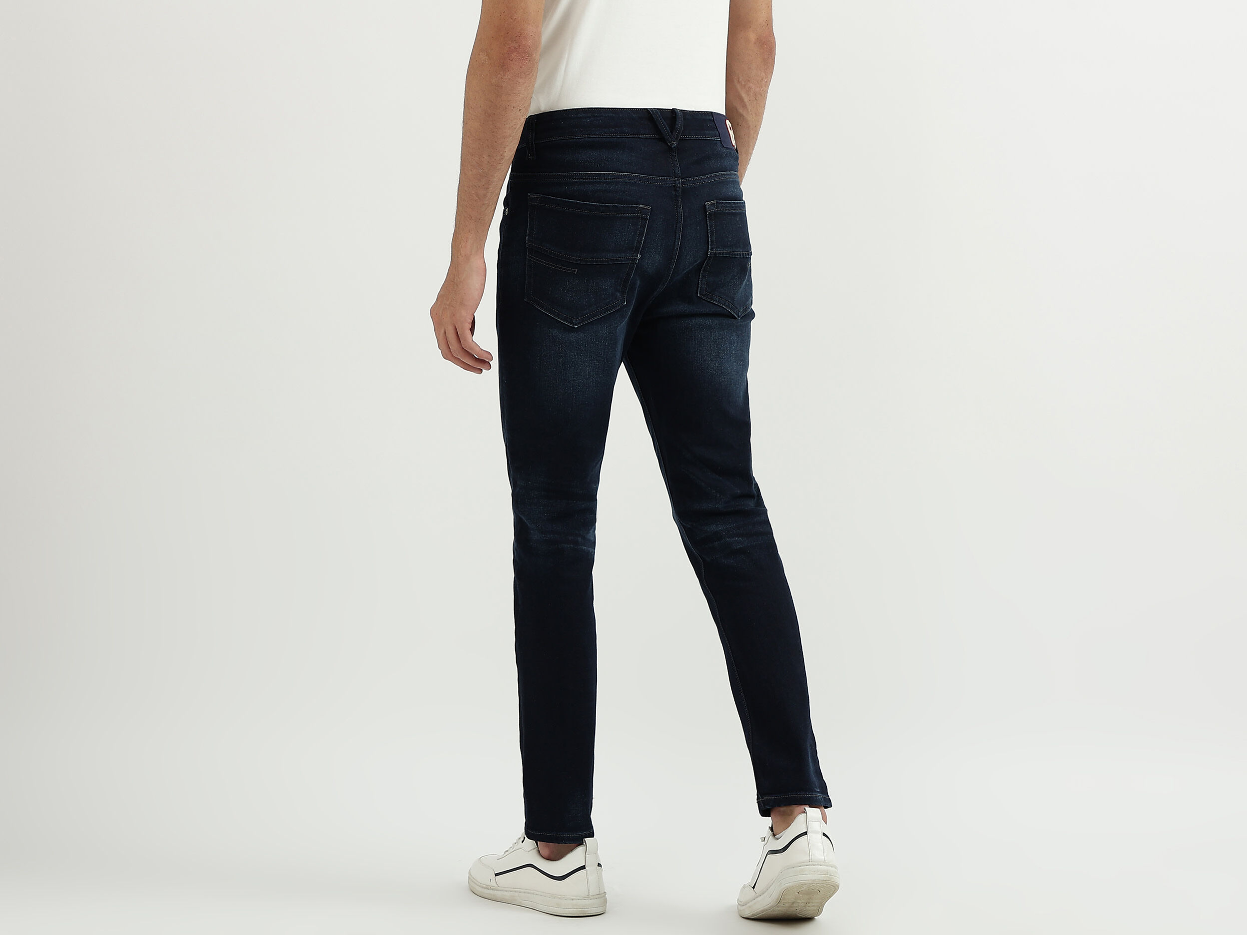 Mens low crotch skinny hot sale jeans