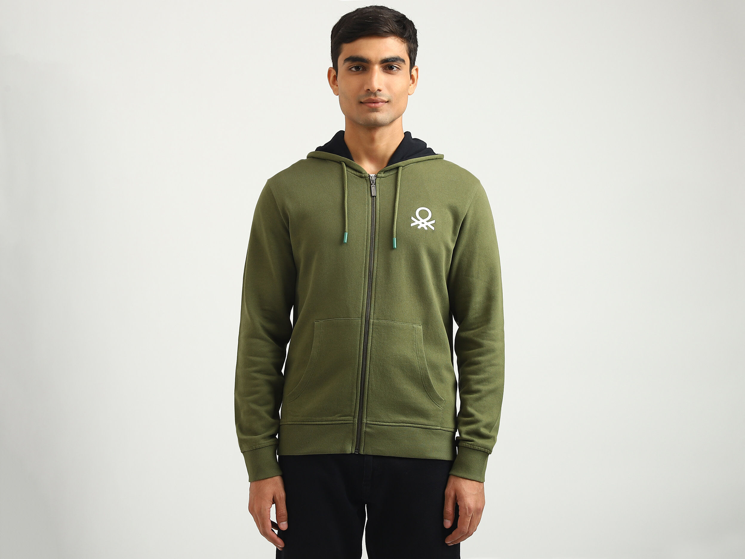 Benetton hooded sweatshirt sale
