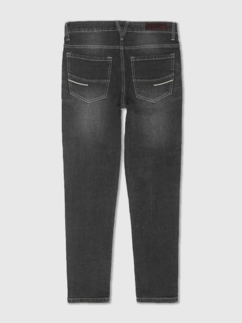 Low Crotch Fit Grey Jeans image number 2