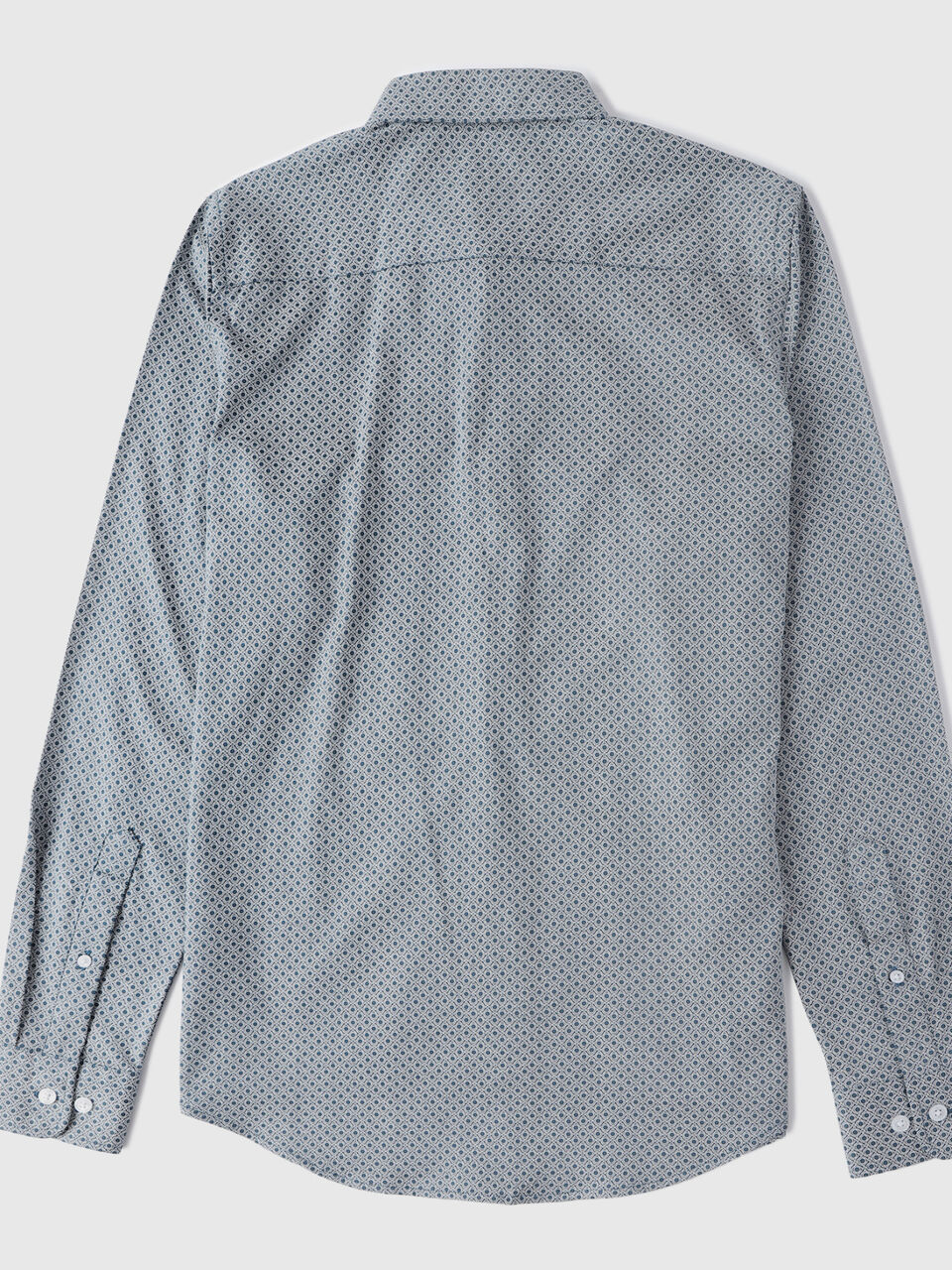Full Sleeves HERRINGBONE TWILL DITSY PRINT SHIRT image number 2