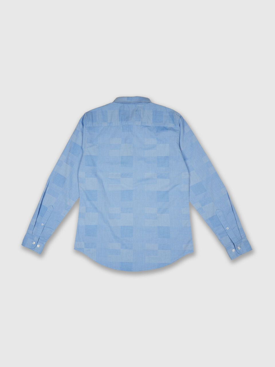 Fill Sleeve Dobby Chambray Shirt image number 2