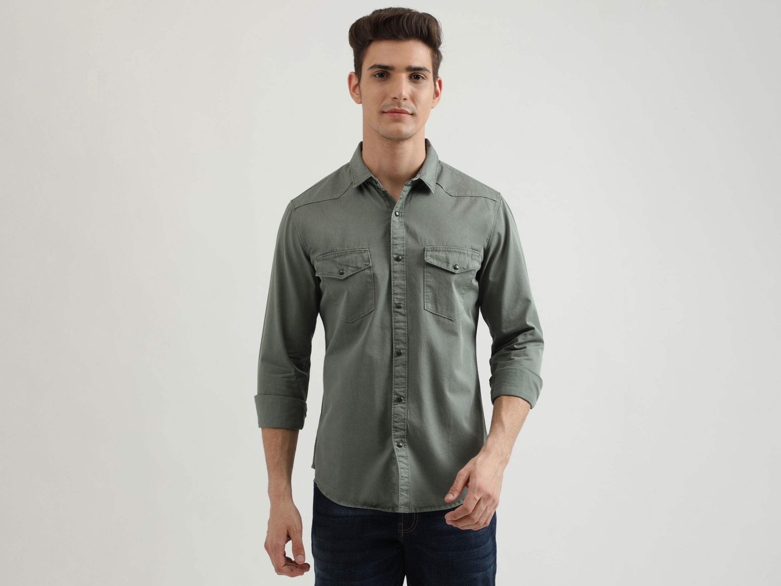 Ucb olive green top shirt