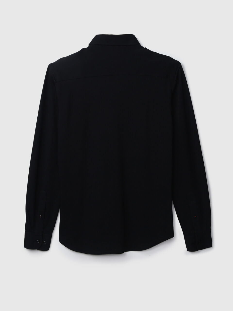 F/S SOLID KNIT SHIRT image number 2