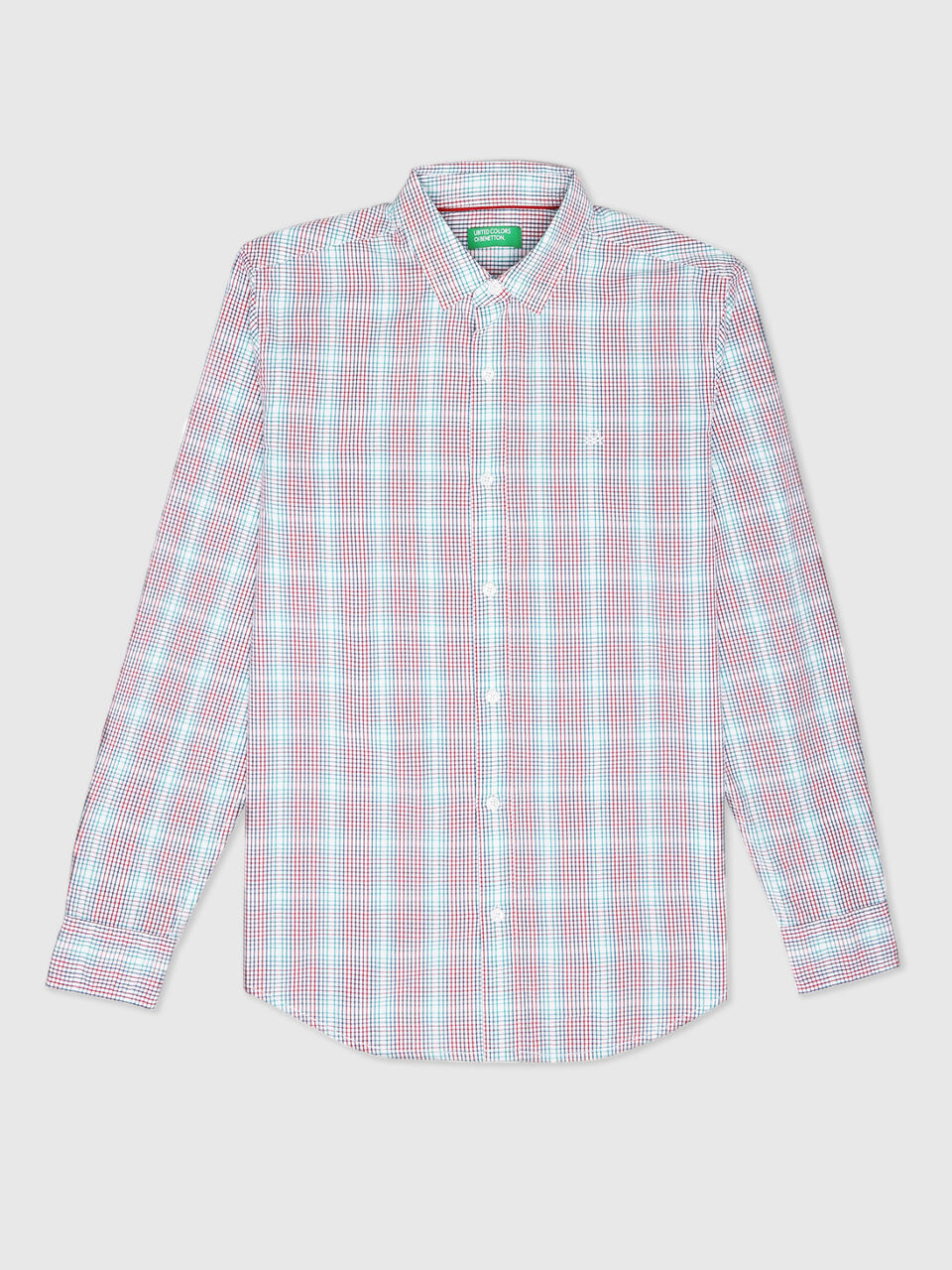 Full Sleeves Shadow Check Shirt image number 1
