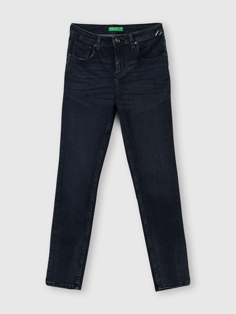Cotton Skinny Fit Jeggings in Blue Tones image number 1