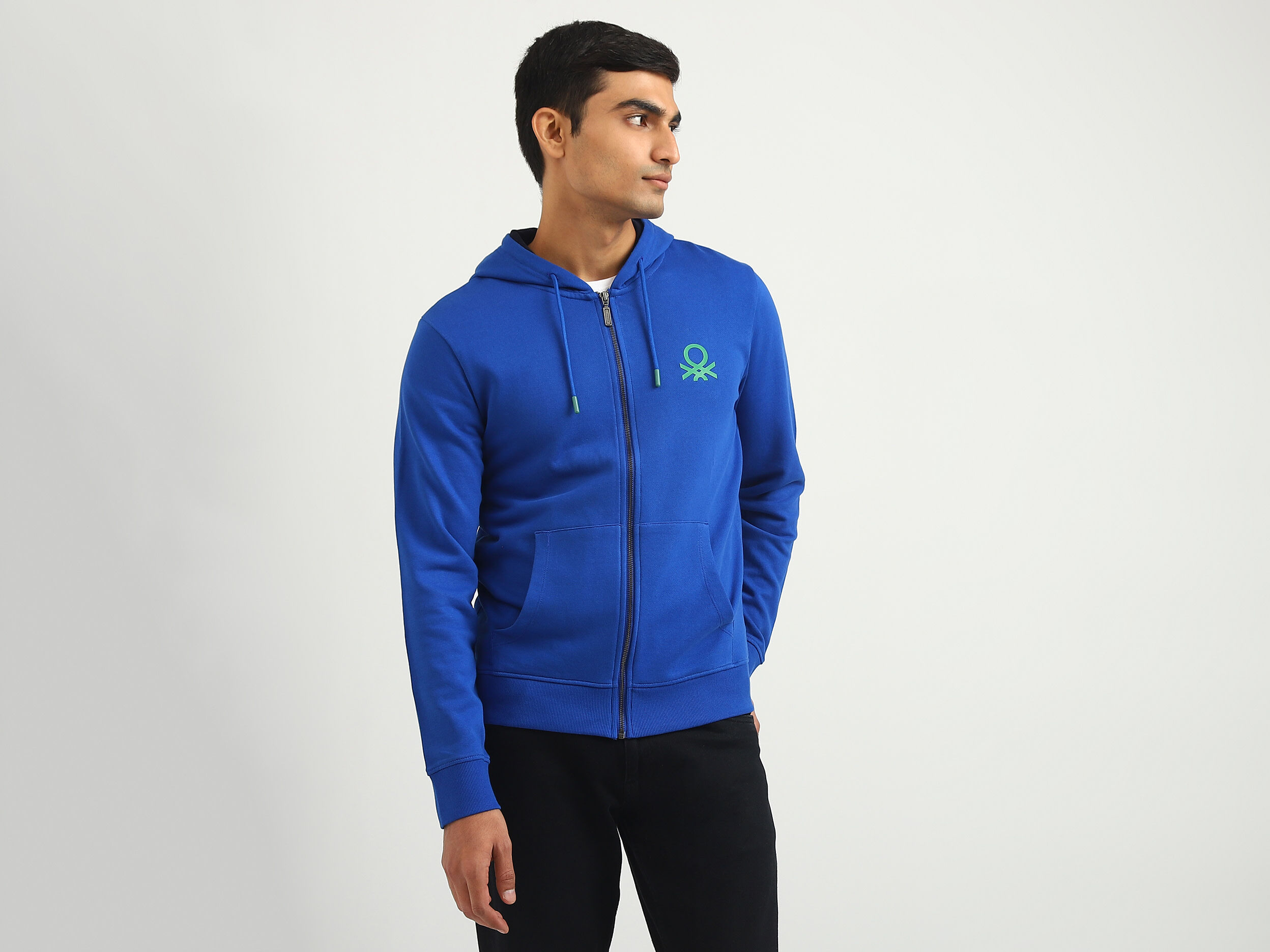 Benetton hooded sweatshirt sale