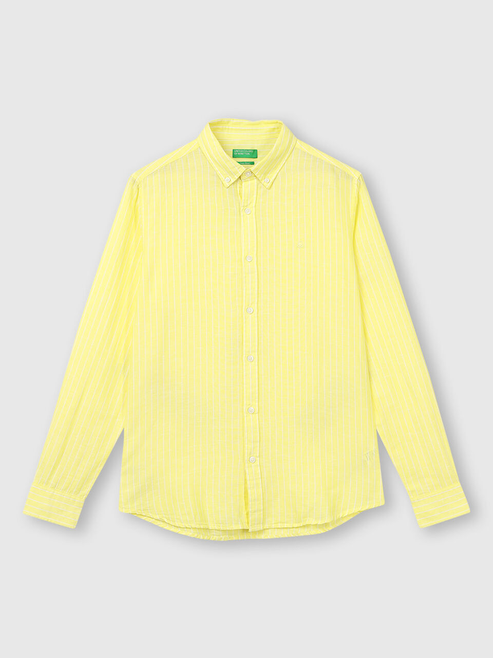 Linen Blend Stripe Shirt image number 1