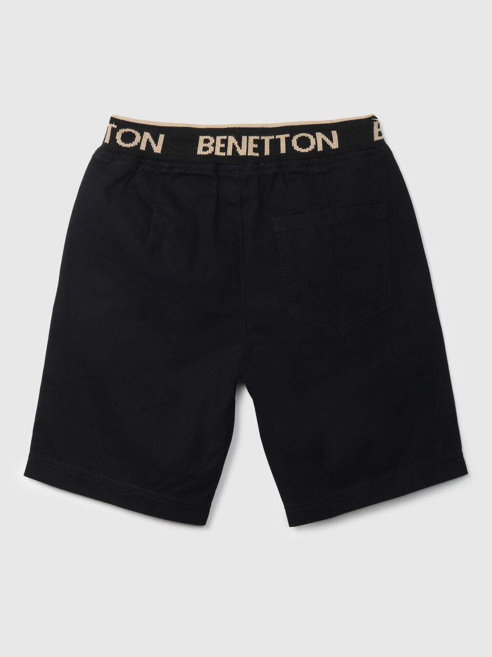 Shorts With Benetton Rib & Drawcord image number 2